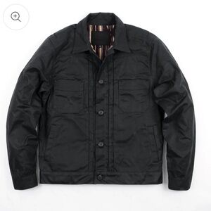 Freenote Cloth Black riders jacket waxed size XL